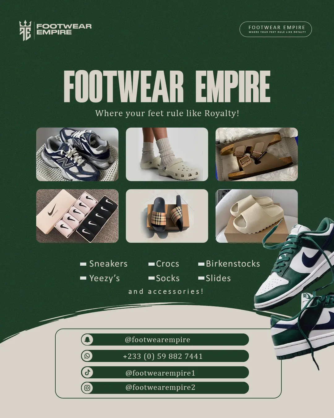 Footwear brand identity design